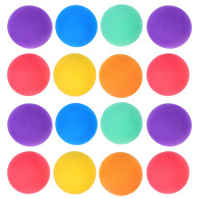 75Pcs Assorted Eva Sponge Play Balls for Use