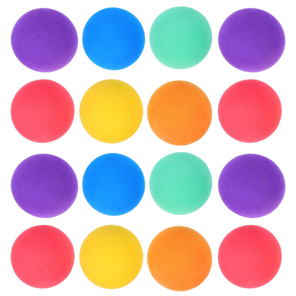 Artibetter 75Pcs Assorted Eva Sponge Play Balls For Use