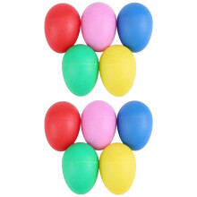 10-Pack Plastic Percussie Muziekinstrument Speelgoed Eier-Maracas Shakers