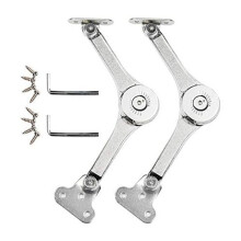 Bisagra de Alta Resistencia, Soporte de Tapa, Bisagra de Cierre Suave, Soporte de Bisagra de Pecho para Gabinete, Cocina, Armario, 2 Piezas