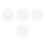 200Sets White Plastic Doll Joint Connectors for DIY Doll Making Crafts 4