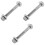 3Pcs Suspension Arm Bolts Silver for Front Control Arm Replacement 5