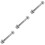3Pcs Suspension Arm Bolts Silver for Front Control Arm Replacement 7