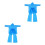 6Sets Regenponcho Transparant Lichtgewicht Met Capuchon 6
