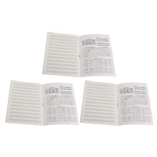 15Stk Staff Notebook Aus Papier Schwarz Für Musik Praktisch