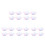 180Pcs Comfortable Grip Plastic Tweezers for Crafting Nail Use 8