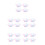 180Pcs Comfortable Grip Plastic Tweezers for Crafting Nail Use 7