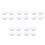 180Pcs Comfortable Grip Plastic Tweezers for Crafting Nail Use 10