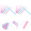 180Pcs Comfortable Grip Plastic Tweezers for Crafting Nail Use 11