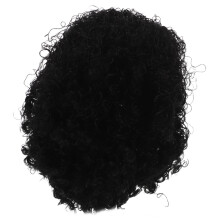 3Stk Schwarze Lockige Afro Cosplay Perücke