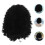 3Stk Schwarze Lockige Afro Cosplay Perücke 11