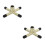 2Stk Metall Queuehalter Für Billard Mit Rutschfester Basis in Gold 4