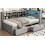 3ft Single Daybed with Two Storage Drawers and Beside Storage 4