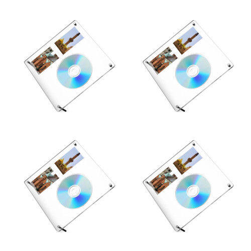 4Stk Multifunktionaler Cd Halter Kpop Photocard Stand 2