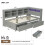3ft Single Daybed with Two Storage Drawers and Beside Storage 10
