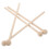 8Paare Dauerhafte Beige Drumsticks Aus Für Profi 2