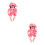2Sets Weiche Plüsch Baby Puppenstrampler Accessoires 2