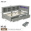 3ft Single Daybed with Two Storage Drawers and Beside Storage 11