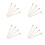 8Paare Dauerhafte Beige Drumsticks Aus Für Profi 6