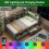 3ft Single Daybed with Two Storage Drawers and Beside Storage 12