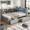 3ft Single Daybed with Two Storage Drawers and Beside Storage 16
