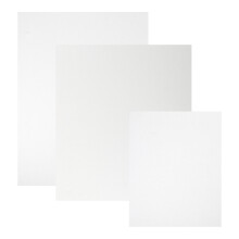 3Stk Malbrett Set Canvas Weiß Für Öl- Und Acrylmalerei