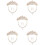 5Sets Krone Und Schmuck Set Aus Metall Mit Und Ohrclips 10