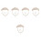 5Sets Krone Und Schmuck Set Aus Metall Mit Und Ohrclips 6