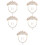 5Sets Krone Und Schmuck Set Aus Metall Mit Und Ohrclips 9