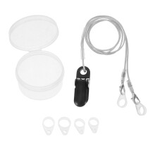 2Sets Durable Grey Hearing Amplifier Holder Cord with Anti-Lost Design