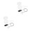 2Sets Durable Grey Hearing Amplifier Holder Cord with Anti-Lost Design 7