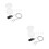 2Sets Durable Grey Hearing Amplifier Holder Cord with Anti-Lost Design 9