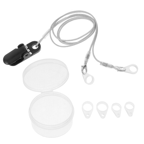 2Sets Durable Grey Hearing Amplifier Holder Cord with Anti-Lost Design 1
