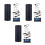 3Sets Portable Solar Kit Pet Polysilicon Outdoor 30W Type-C Controller 5