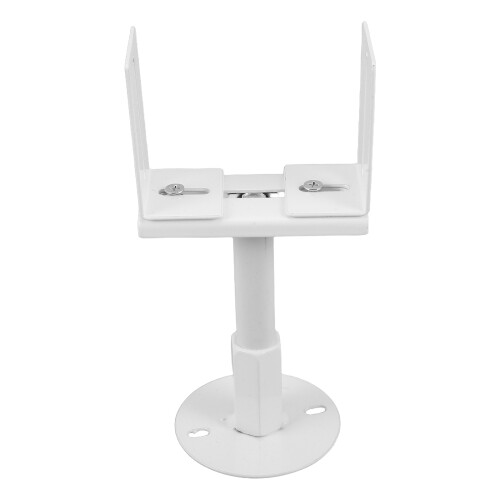 White Steel Central Heating Floor Stand with Adjustable Height