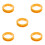 5Stk ABS Bettgitterclips Orange Für Sichere Kinderbett 9