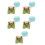 5Stk Puppen-Overall Set Plüsch Mit Hut Kleidungs-Accessoires 9