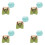 5Stk Puppen-Overall Set Plüsch Mit Hut Kleidungs-Accessoires 4