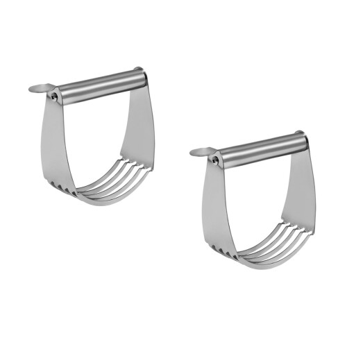 2Stk Küchen Teigschaber Aus Silber , Langlebig Und 2