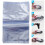 500Stk Lebensmittelechte PVC Schrumpfbeutel Für Verpackung Schutz 9