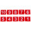 20Stk Rote Tischnummern 1-25 Doppelseitig Hochzeit Restaurant 3