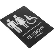 3Stk Langlebige Braille Toilettenschilder Selbstklebendes Set