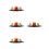 4Sets Mini-Schlangenornament Mit Reichtums-Skulptur Auto- 4