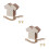 40Stk Beige Holz-Tags Mit Schnur Für Labeling Und Geschenkverpackung 4
