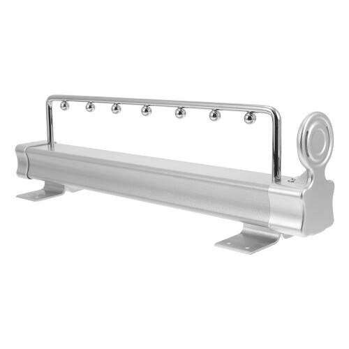 2Stk Ausziehbarer Kleiderbügel Schrank Kleiderstange Silber Robust