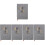 5Pcs Grey Portable Planner Notebook 2025 Daily Academic Writing Book 6