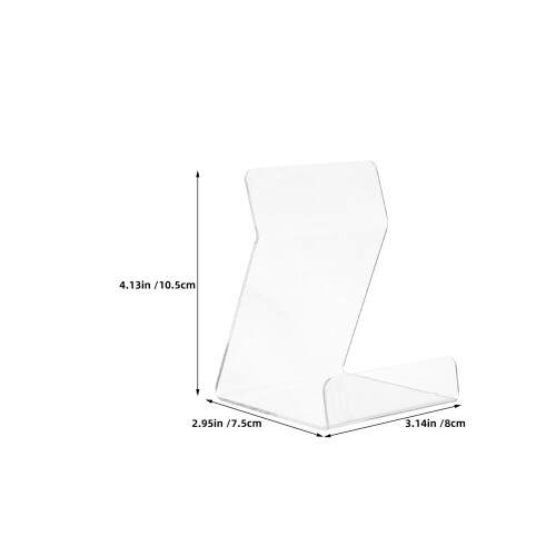 6Stk Transparente Acrylständer Für Display, Bildhalter, Buchständer 2