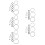 5Sets Sandfilterpumpen Dichtungsringe PVC Poolpump Ersatzteil Set Bunt 6