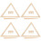 4Sets Kompaktes Webwerkzeug Holz Beige Für Handarbeitsdekoration 7