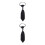 2Stk Schwarze Herren Hochzeit Perlenimitat 8